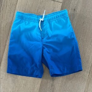 Lands' End Kids Swim Trunks - Blue